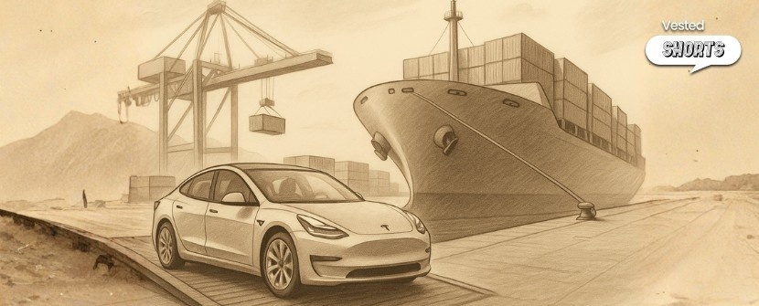Vested Shorts: Tesla’s China shipments Up 2.8%, DoorDash bets on 2,000 robots, US earnings cool to 8.8%, and S&P Launches a 50-Asset Crypto Index