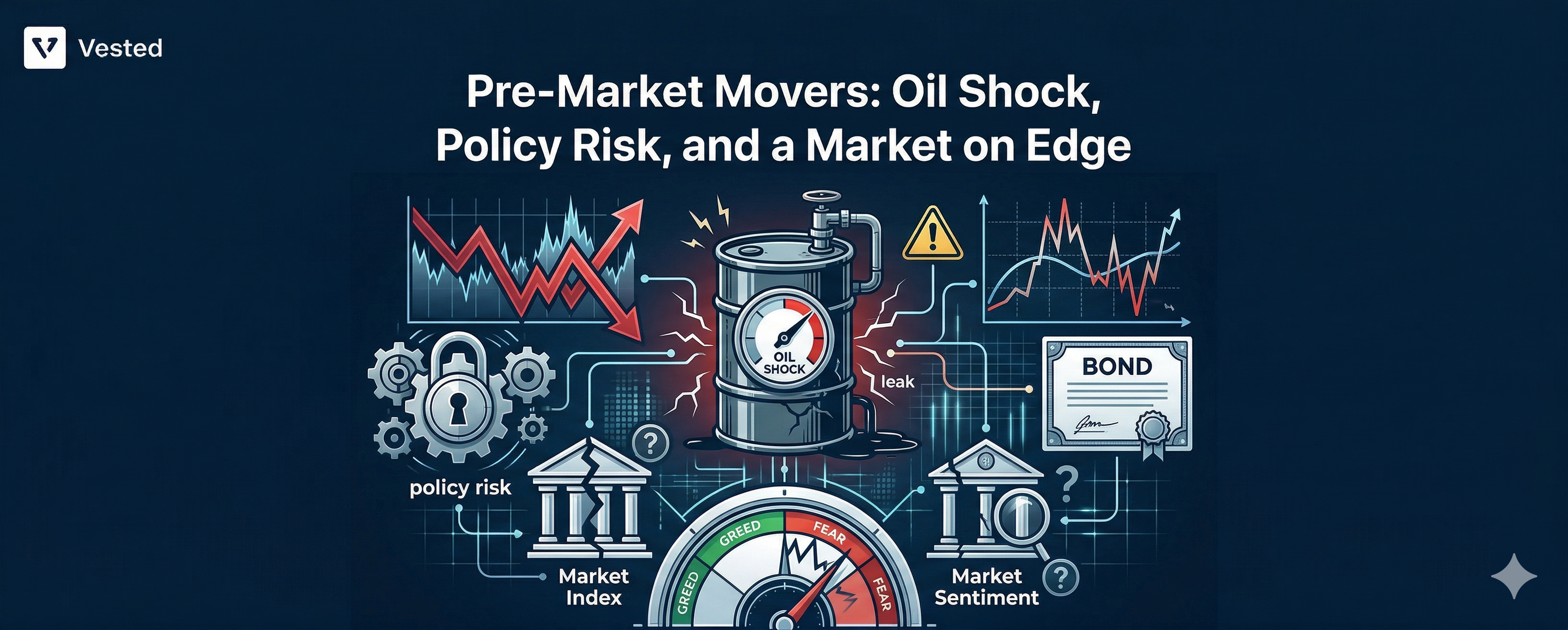 Pre-Market Movers: Oil Shock, Policy Risk, and a Market on Edge